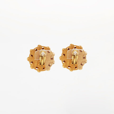 CHANEL 94P 1994 COCO Mark Earring gold WS21561