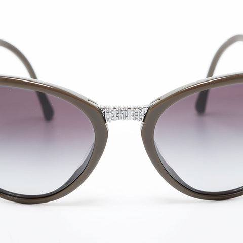 CHANEL COCO Mark sunglasses Brown WS21570