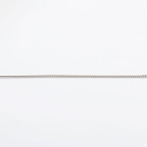 CHANEL 05A 2005 Camellia COCO Mark Necklace Silver WS21571