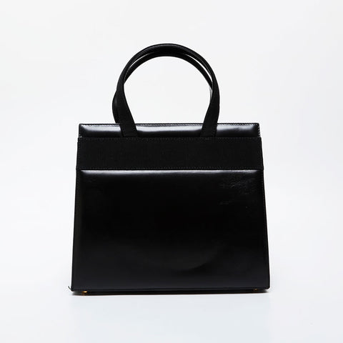 Salvatore Ferragamo Vara Leather 2way Handbag black WS21574