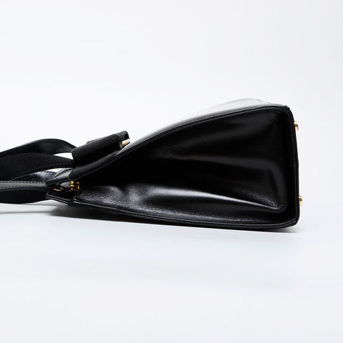 Salvatore Ferragamo Vara Leather 2way Handbag black WS21574