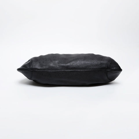 Salvatore Ferragamo Gancini leather Shoulder Bag black WS21577