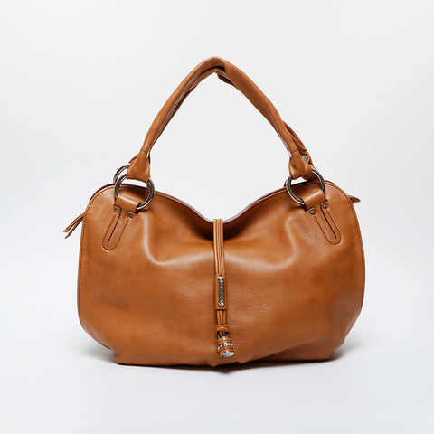 CELINE Leather Bittersweet Shoulder Bag Brown WS21578