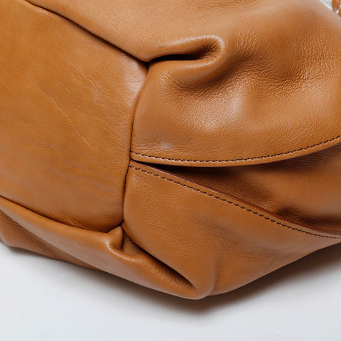 CELINE Leather Bittersweet Shoulder Bag Brown WS21578