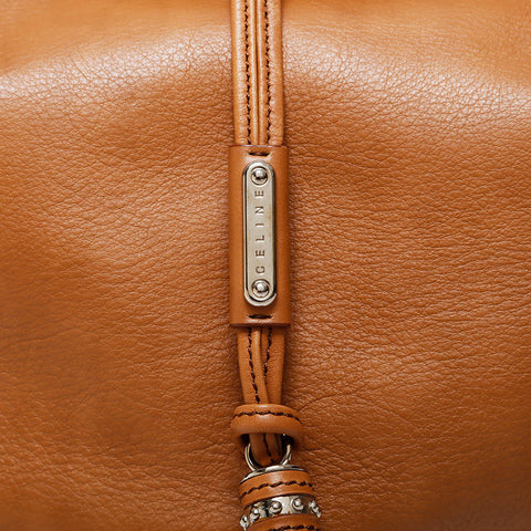 CELINE Leather Bittersweet Shoulder Bag Brown WS21578