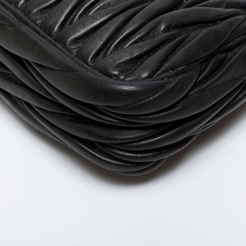 Miu Miu Materasse leather Clutch bag black WS21579