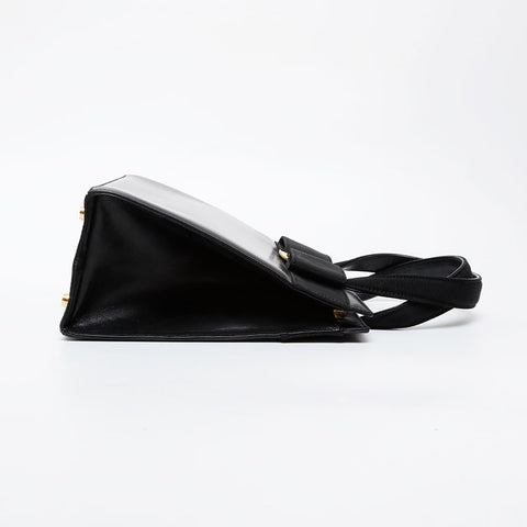 Salvatore Ferragamo Vara Leather 2way Handbag black WS21580