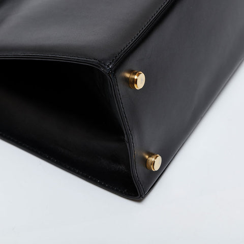 極美品 サルヴァトーレフェラガモ Salvatore Ferragamo ヴァラ レザー 2way ハンドバッグ ブラック WS21580