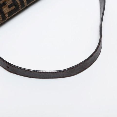 FENDI Zucca mamma bucket Shoulder Bag Brown WS21581