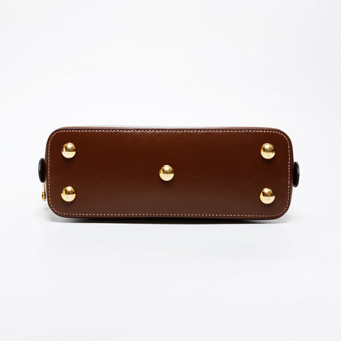 GUCCI GG Supreme 2-way Horsebit Shoulder Bag Brown WS21582