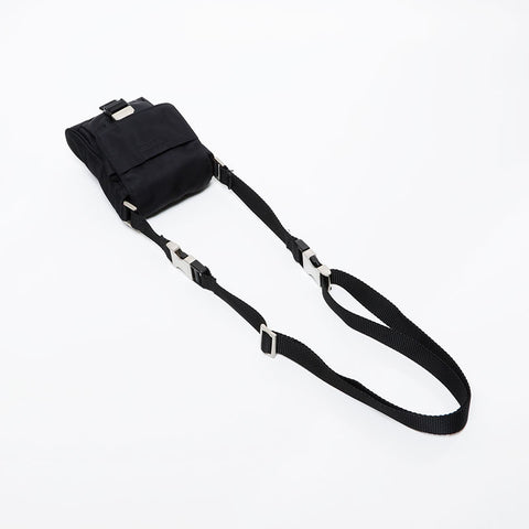 PRADA Phone case nylon pouch Shoulder Bag black WS21584