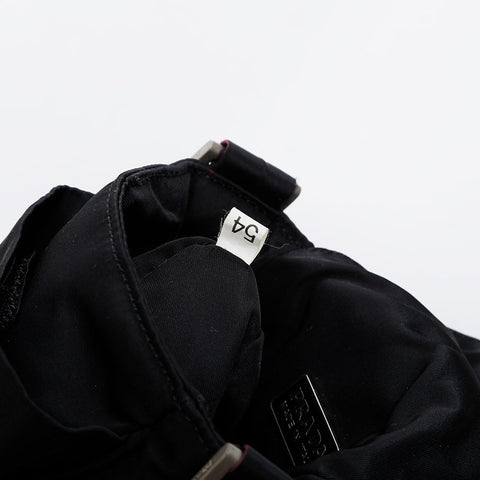 PRADA Phone case nylon pouch Shoulder Bag black WS21584