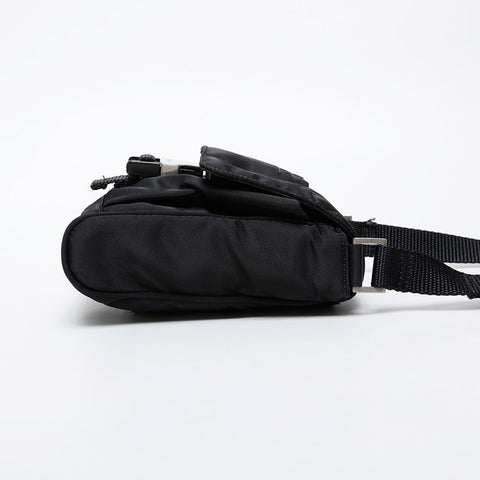PRADA Phone case nylon pouch Shoulder Bag black WS21584