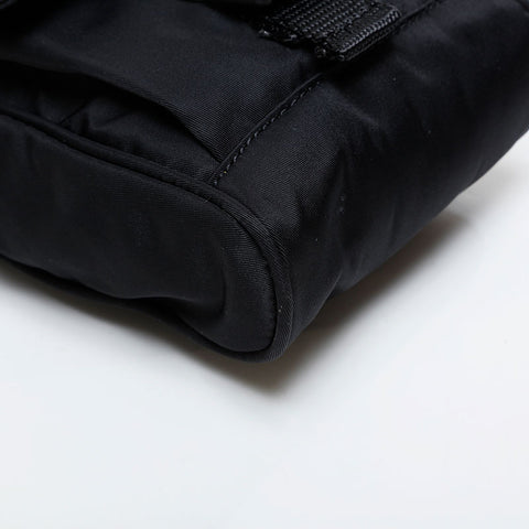 PRADA Phone case nylon pouch Shoulder Bag black WS21584