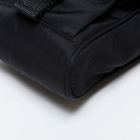 PRADA Phone case nylon pouch Shoulder Bag black WS21584