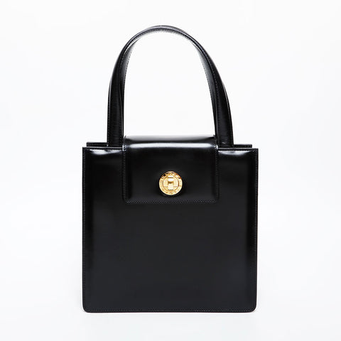 BVLGARI leather Handbag black WS21589