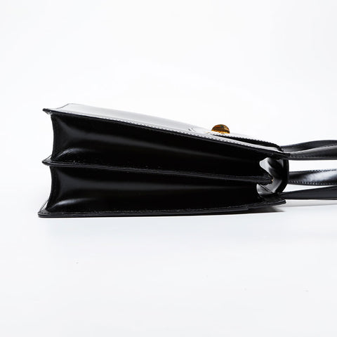 BVLGARI leather Handbag black WS21589