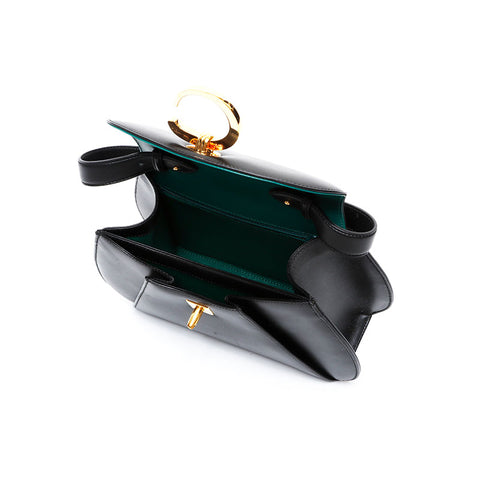 CARTIER PANTHERE leather pouch included Handbag black WS21591
