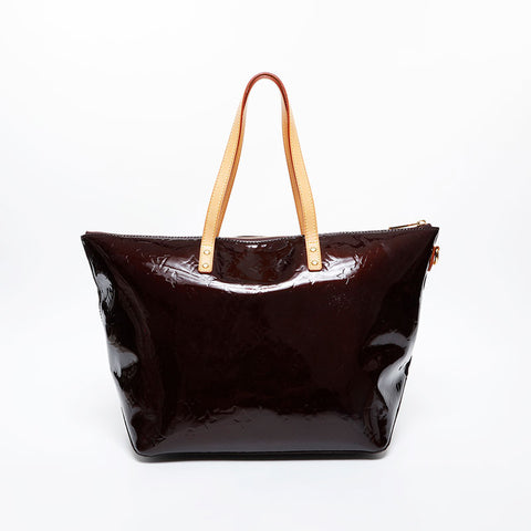 LOUIS VUITTON Vernis Bellevue GM Shoulder Bag Red WS21592
