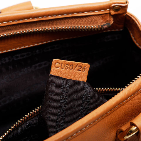 CELINE leather Handbag Brown WS21593