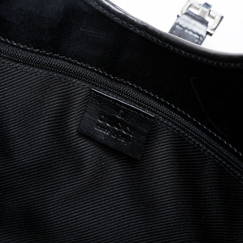 GUCCI GG Canvas Jackie Shoulder Bag black WS21594