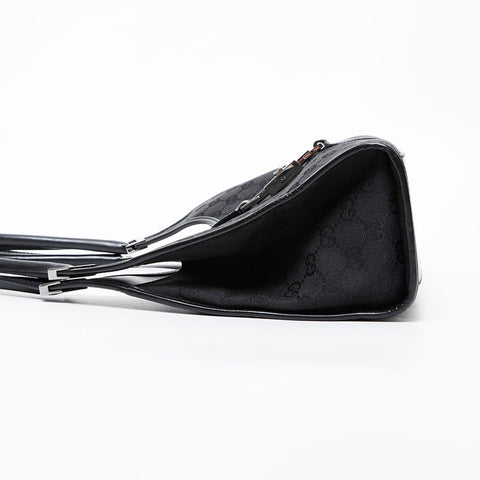GUCCI GG Canvas Jackie Shoulder Bag black WS21594