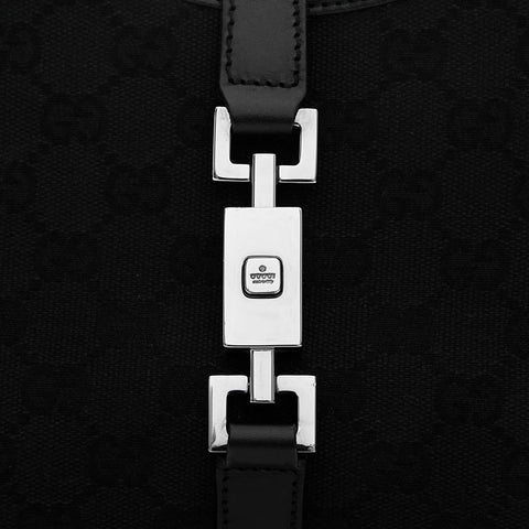 GUCCI GG Canvas Jackie Shoulder Bag black WS21594
