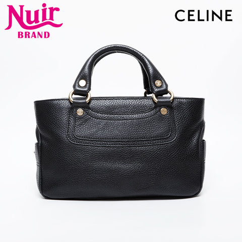 CELINE Boogie Leather Handbag black WS21597