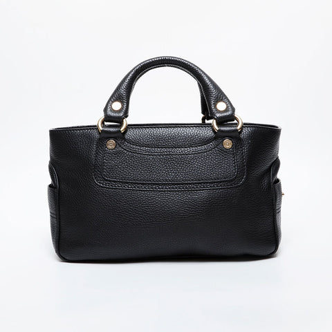 CELINE Boogie Leather Handbag black WS21597