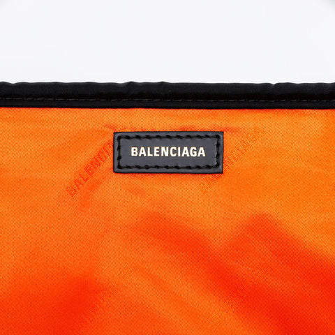 BALENCIAGA Nylon Cabas S Tote Bag black WS21599