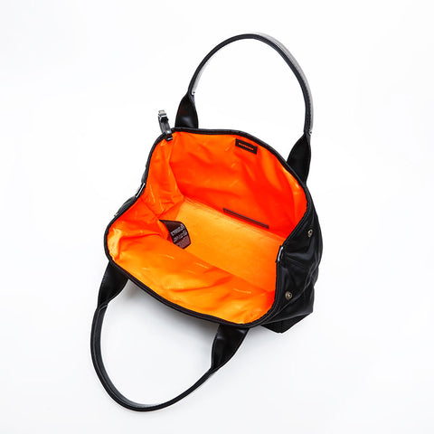 BALENCIAGA Nylon Cabas S Tote Bag black WS21599