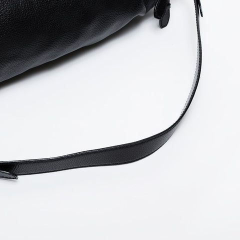 CELINE leather Shoulder Bag black WS21601