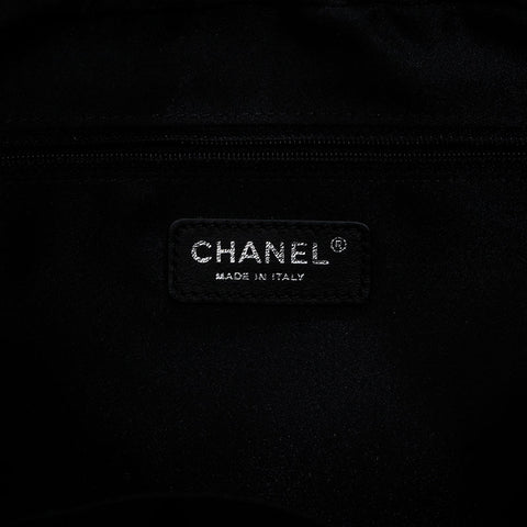 CHANEL No. 18 2013-2014 Lambskin Matelasse Chain Shoulder Bag black WS21606