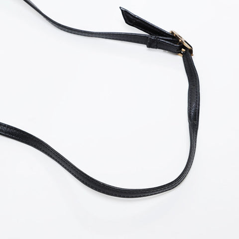 Christian Dior leather Shoulder Bag black WS21607
