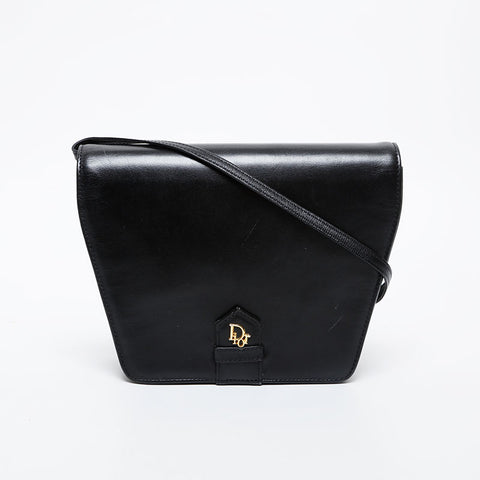 Christian Dior leather Shoulder Bag black WS21607