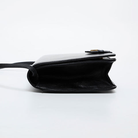 Christian Dior leather Shoulder Bag black WS21607