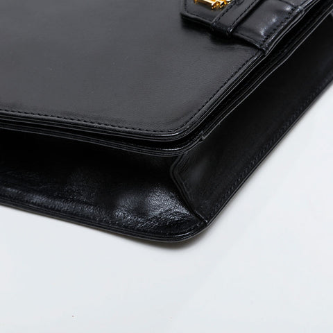 Christian Dior leather Shoulder Bag black WS21607