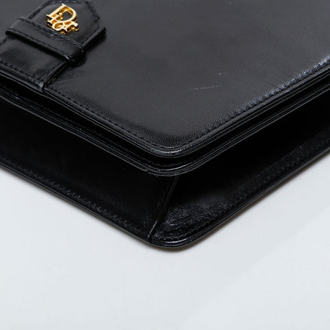 Christian Dior leather Shoulder Bag black WS21607