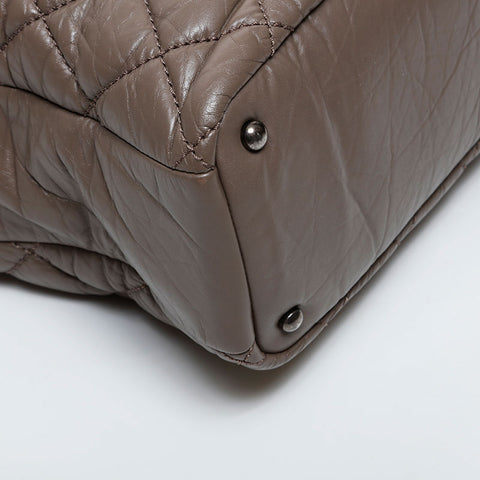 CHANEL No. 18 2013-2014 Matelasse Portobello 2way Shoulder Bag Brown WS21608