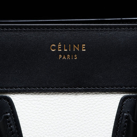 CELINE Luggage Leather Mini Handbag multicolor WS21609