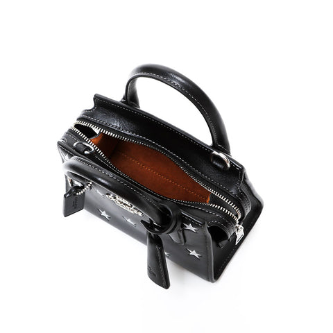 COACH Leather Andrea Mini Carry-On Star Shoulder Bag black WS21616