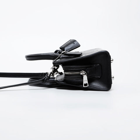 COACH Leather Andrea Mini Carry-On Star Shoulder Bag black WS21616