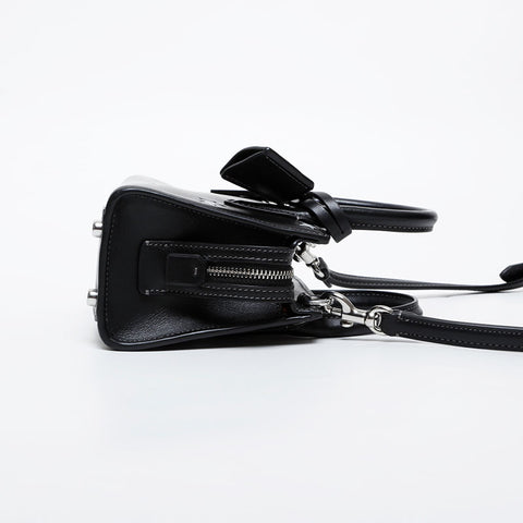COACH Leather Andrea Mini Carry-On Star Shoulder Bag black WS21616