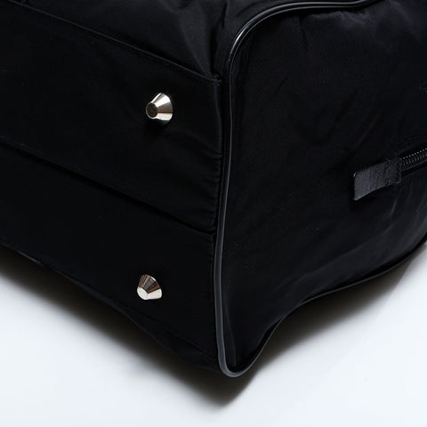 PRADA Nylon Triangle Logo 2way Boston bag black WS21617