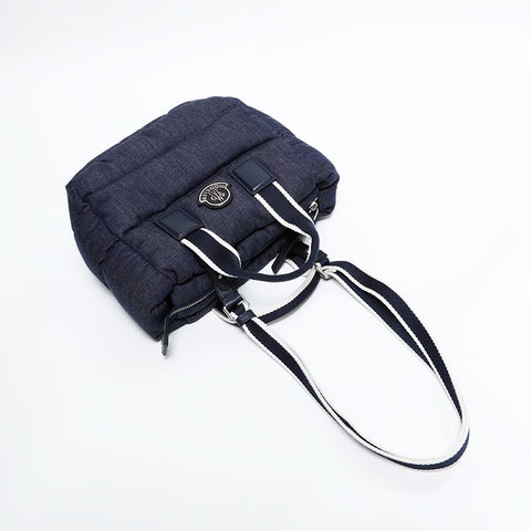 MONCLER CARADOC Mini Tote Down 2way Shoulder Bag Navy WS21618