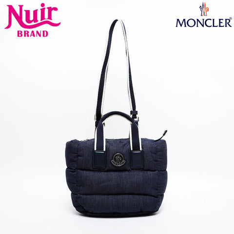 MONCLER CARADOC Mini Tote Down 2way Shoulder Bag Navy WS21618