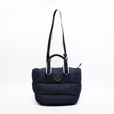 MONCLER CARADOC Mini Tote Down 2way Shoulder Bag Navy WS21618
