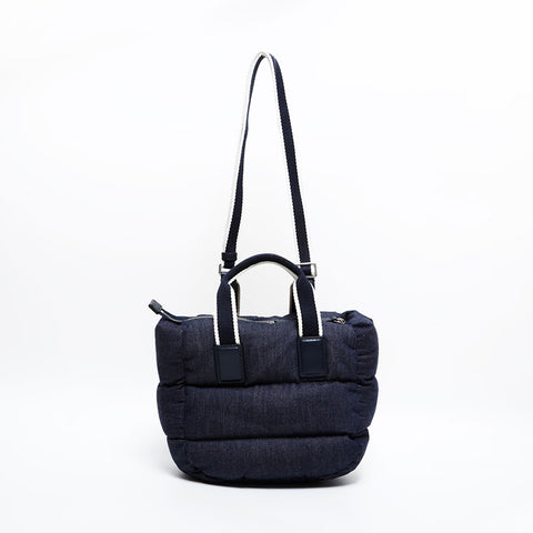 MONCLER CARADOC Mini Tote Down 2way Shoulder Bag Navy WS21618