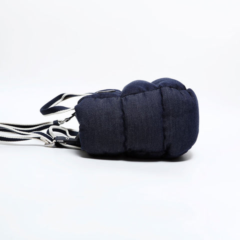 MONCLER CARADOC Mini Tote Down 2way Shoulder Bag Navy WS21618