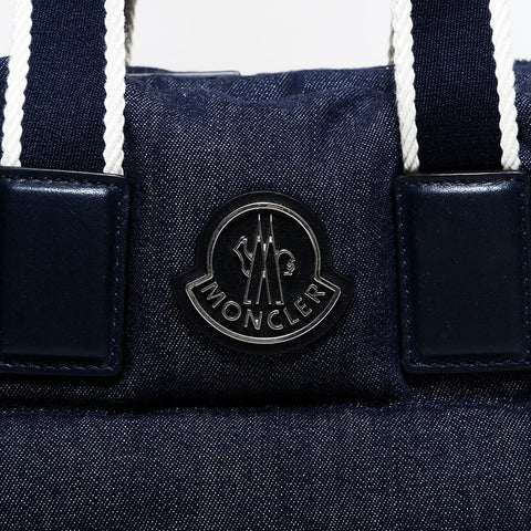 MONCLER CARADOC Mini Tote Down 2way Shoulder Bag Navy WS21618